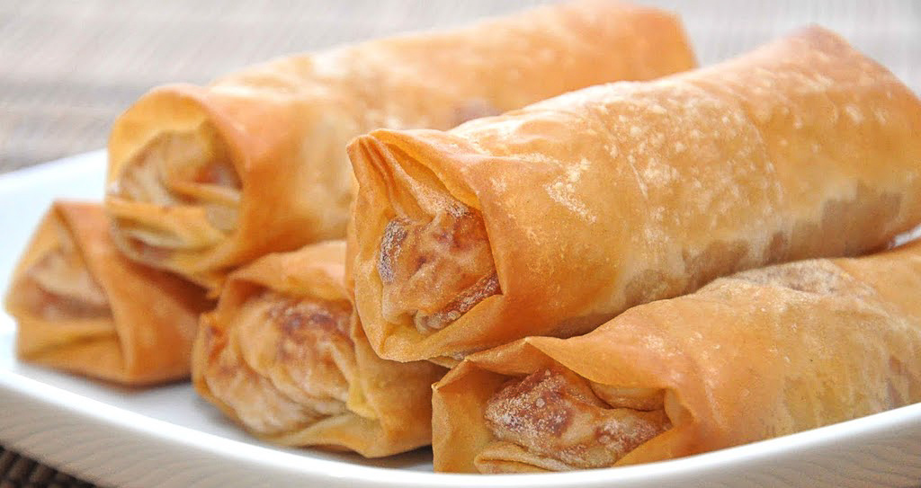 Hausgemachte Frühlingsrolle